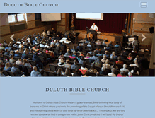 Tablet Screenshot of duluthbible.org